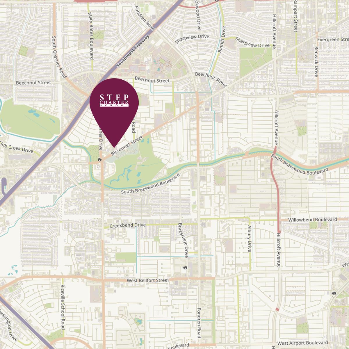 Bissonnet Campus Map | STEP Charter K-8th grade school in Houston